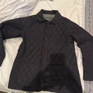 Black quilted coat. VanHeusen size medium